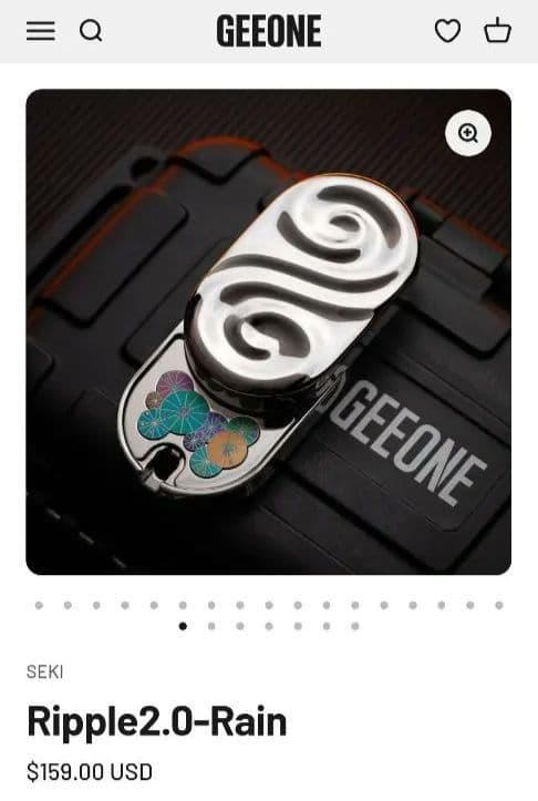 「正規品」 SEKI Ripple2　傘柄版　EDC　フィジェットトイ