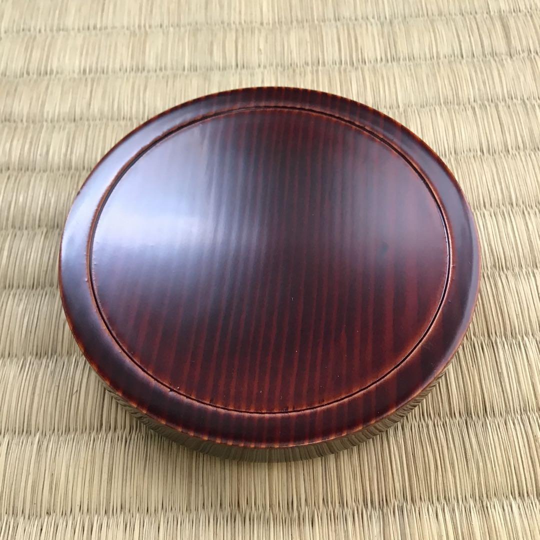 茶道具　香合　南禅寺古材使用　香合　宗陵作　塩沢泰定箱書　共箱　紙箱　S77KG