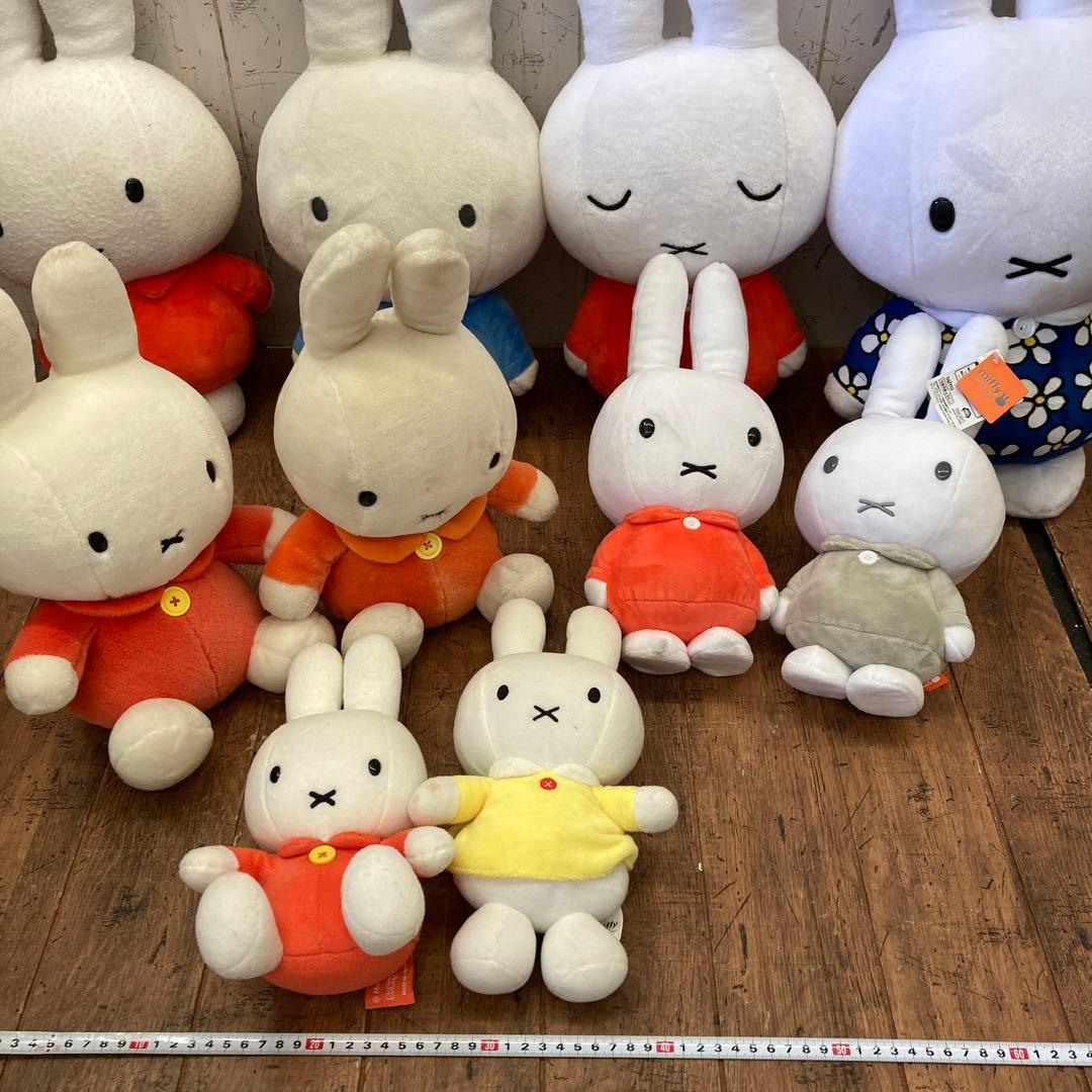 セキグチ レトロ ミッフィー ウサギ ラビット ぬいぐるみ 10体セット 人形