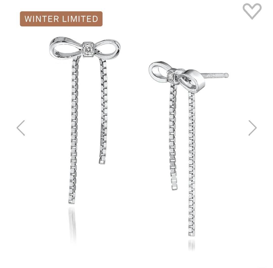 【新品同様】限定品・スタージュエリーSV925 INFINITY BOW