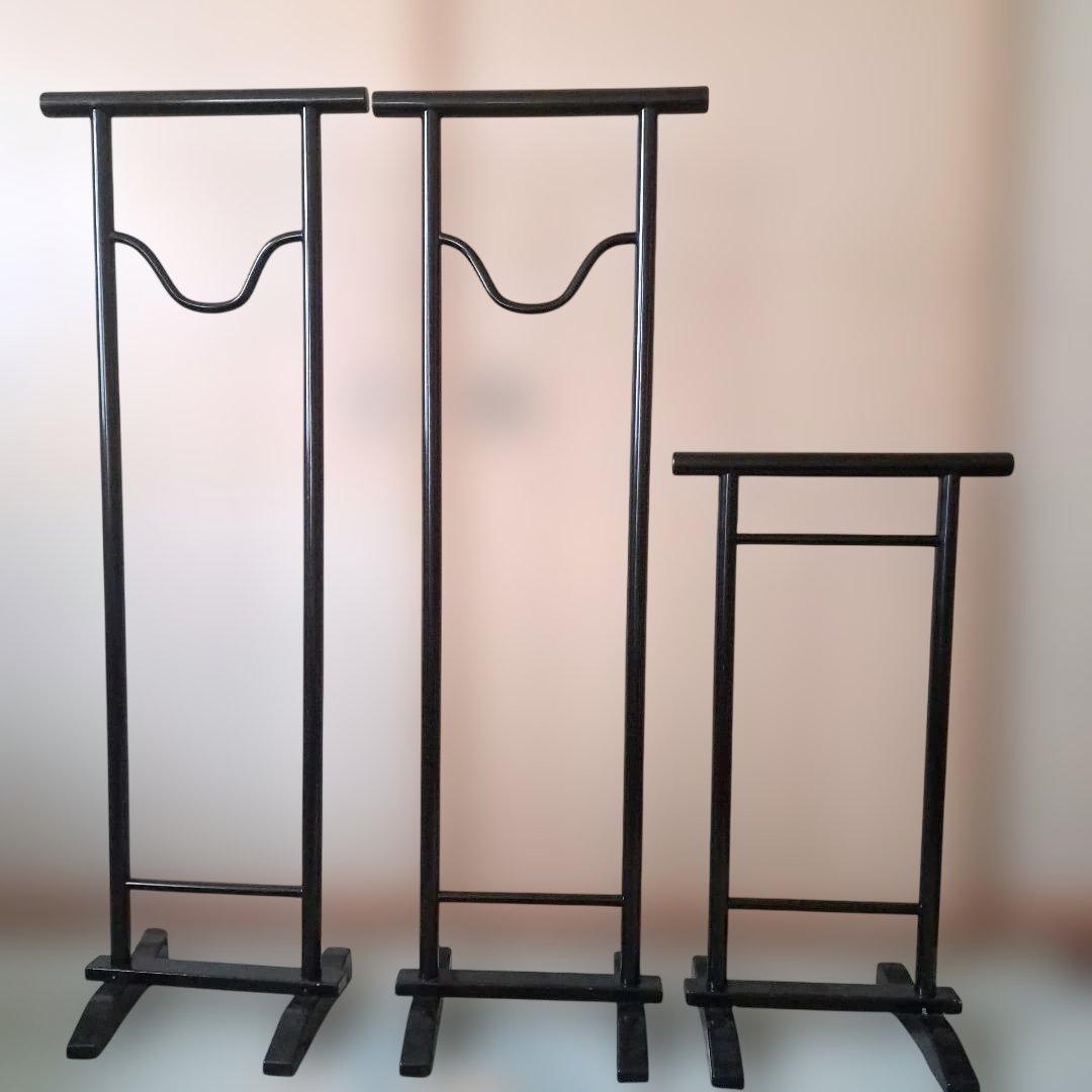 橦木(しゅもく)　3本セット　帯、着物反物掛け