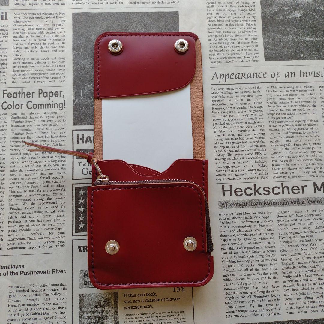 やや訳あり　総コードバン　ショートトラッカー　ウォレット