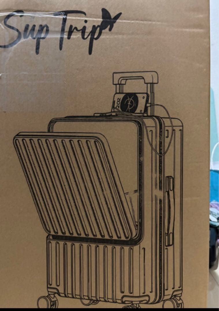 ❣️スーツケース❣️フロントオープン 多機能 キャリーケース 機内持ち込み