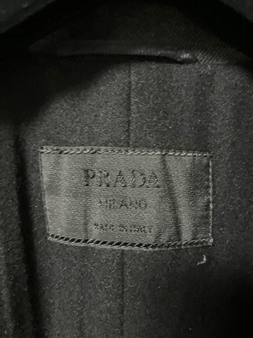 00s prada ウールジャケット　ハンティングベース