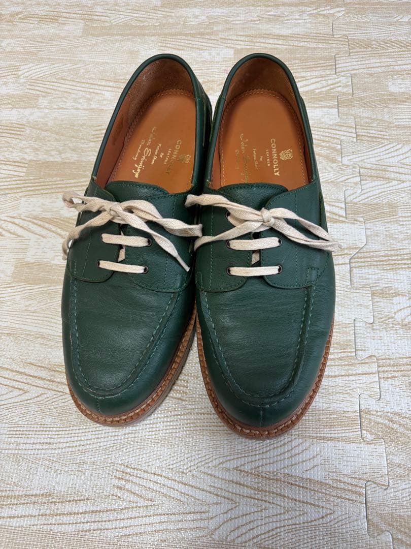 Jalan Sriwijaya×CONNOLLY LEATHERのボートシューズ