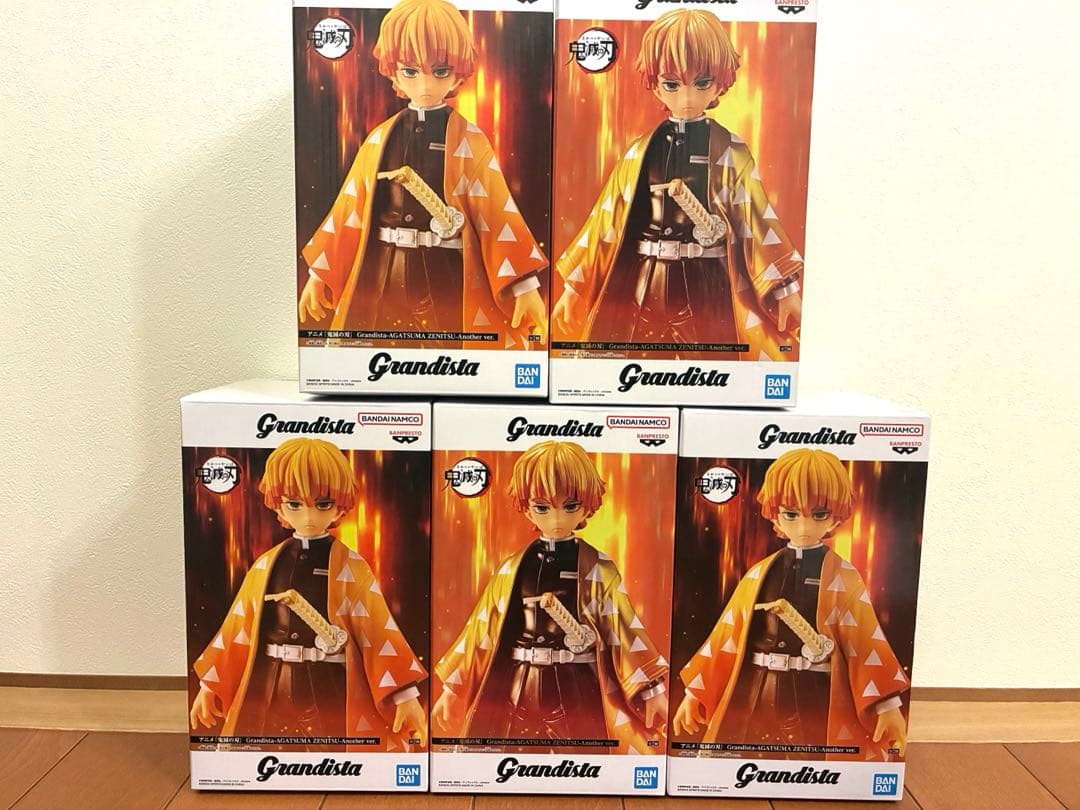 鬼滅の刃 Grandista グランディスタ 我妻善逸　5個セット