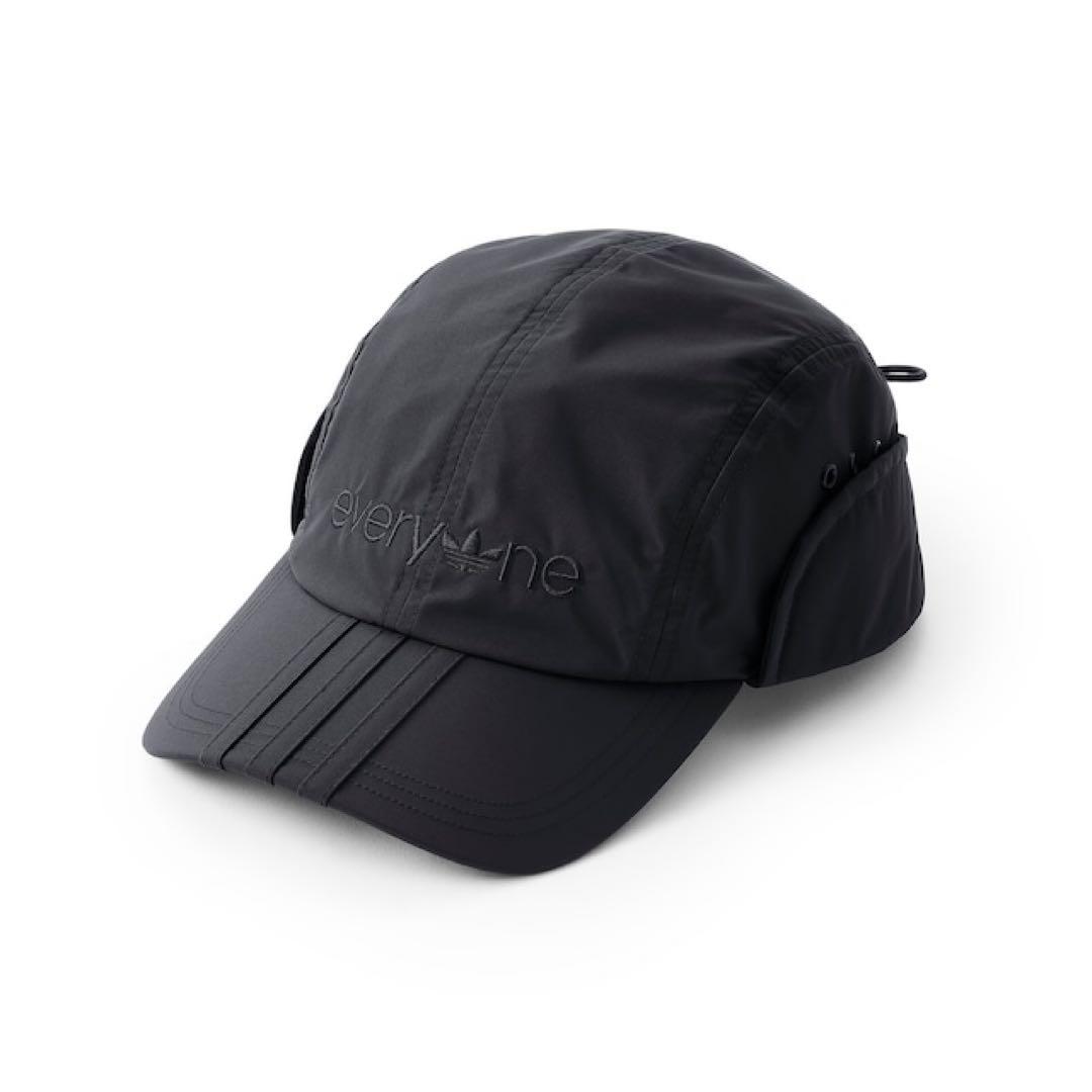 帽子 EAR FLAP CAP everyone (BLACK)