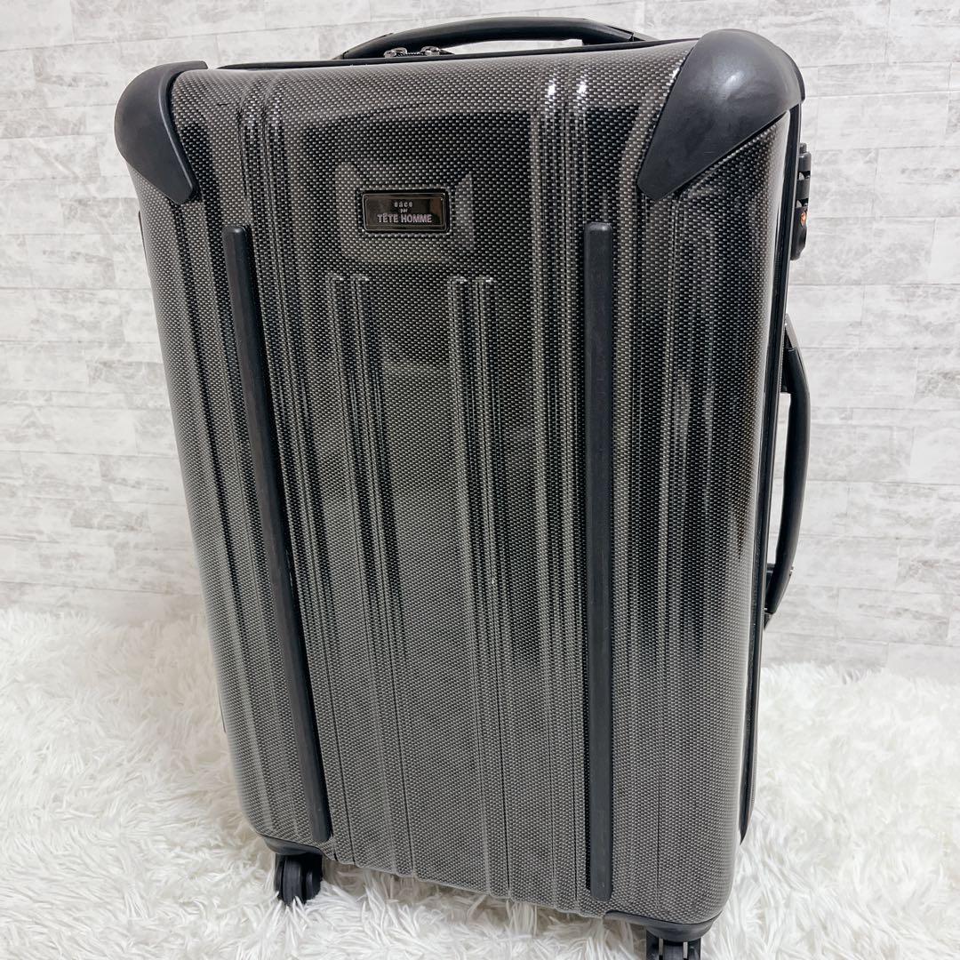 希少　テットオム　スーツケース　キャリーケース　ブラック（カーボン）