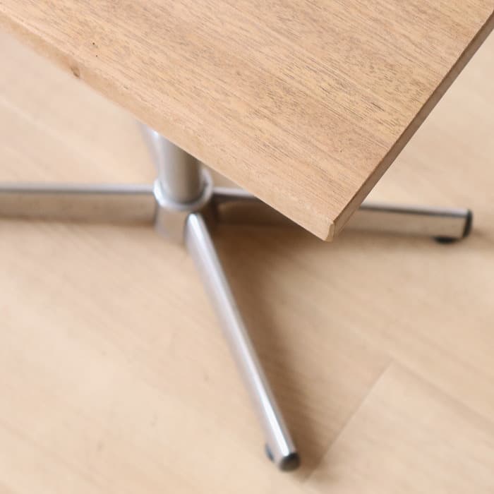 サイドテーブル レトロ 古家具 古材 ラワン天板 無垢材 木製 カフェ