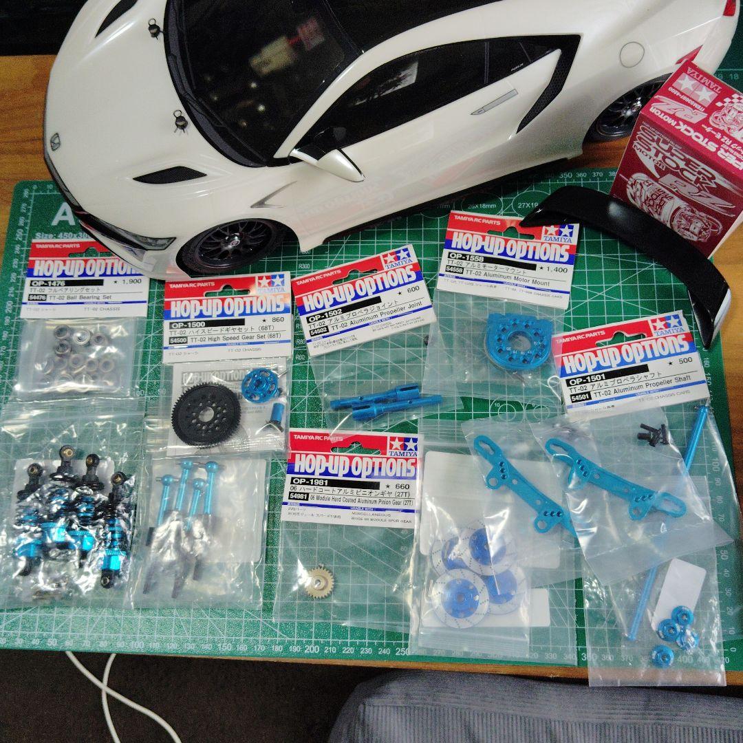 タミヤ TT 02 NSX XBシリーズレッドブル 仕様オプション 多数値下げ