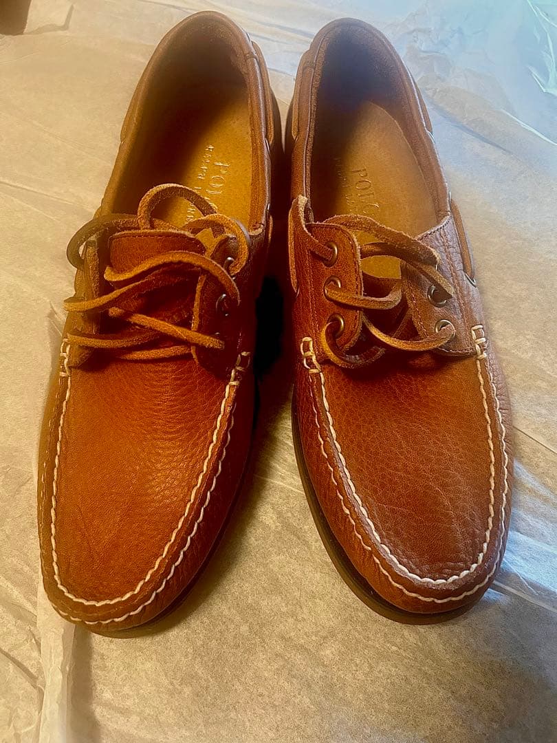 Polo Ralph Lauren レザーボートシューズ