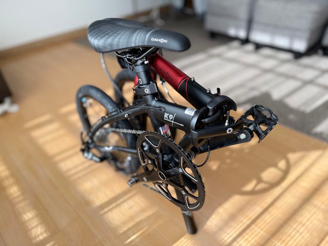 ⭐️希少レッド 新品未使用✨DAHON K9X レッド 16インチ 輪行袋付