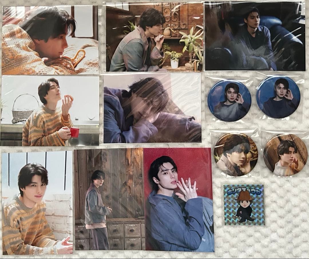 本田響矢　バースデーグッズ　ブロマイド　缶バッジ　ステッカー