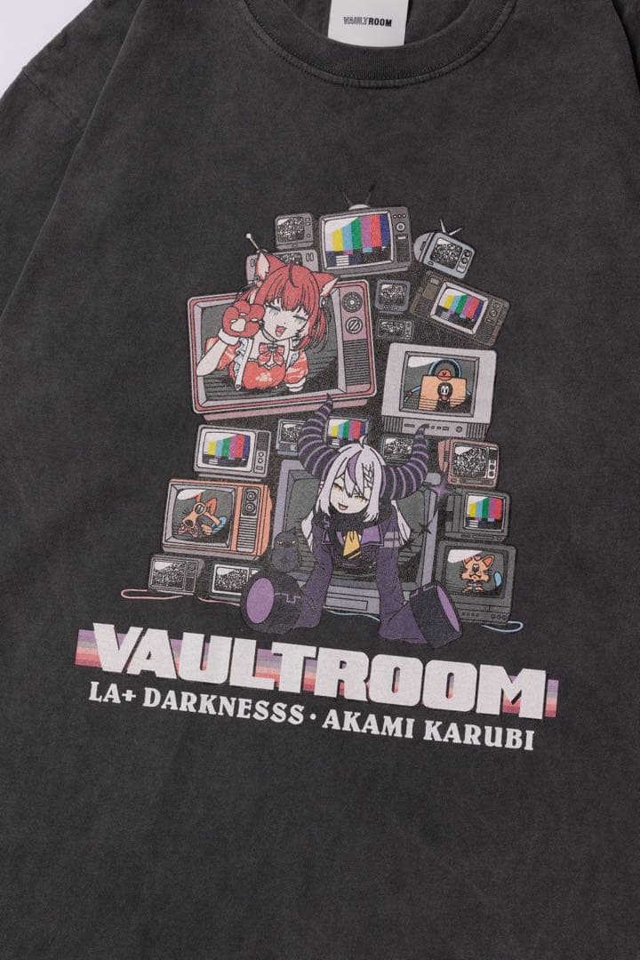 Vaultroom ラプラスダークネス 赤見かるび コラボ Tシャツ Lサイズ