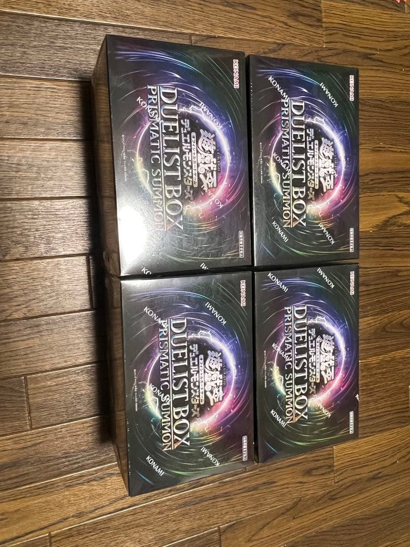 未開封 4箱セット DUELIST BOX PRISMATIC SUMMON