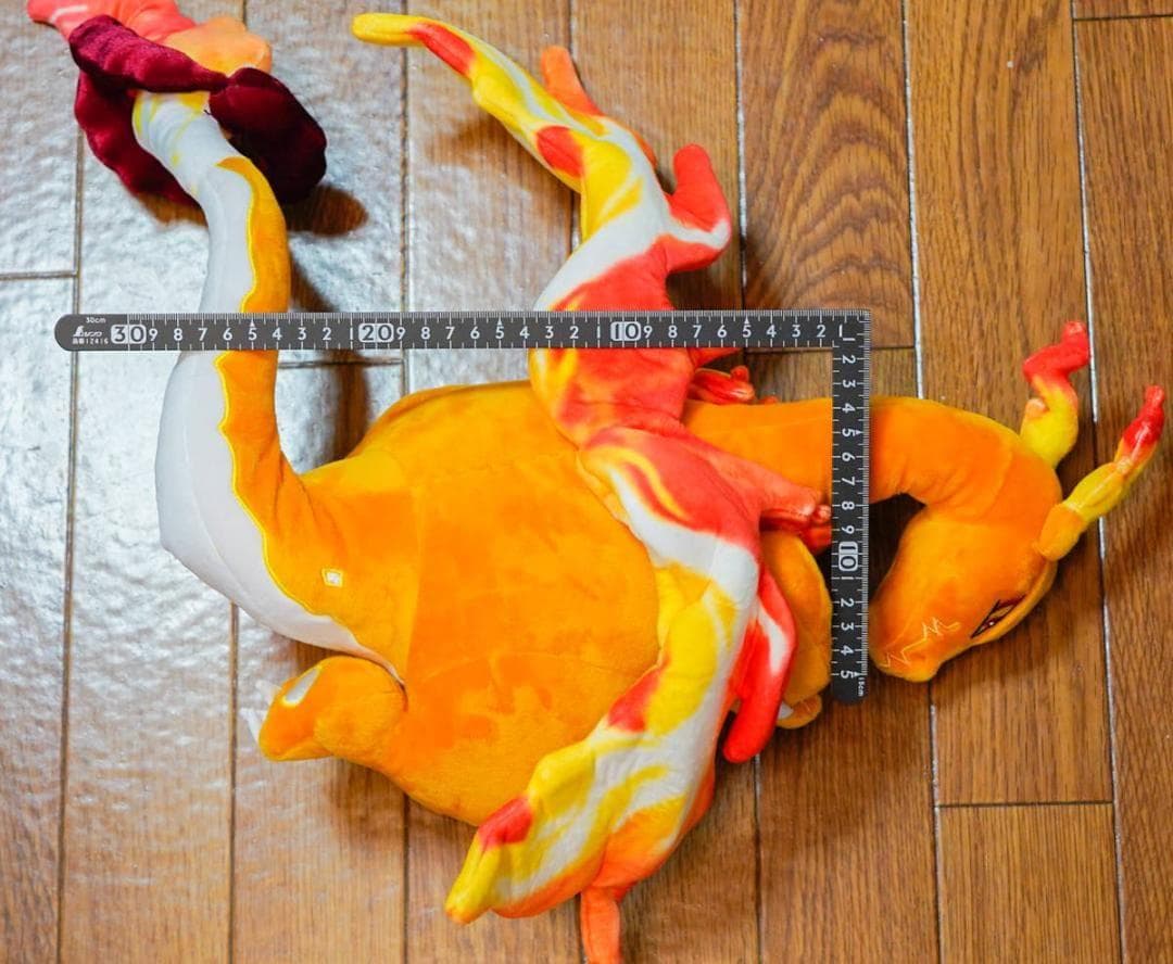 リザードン　ぬいぐるみ　キョダイマックス　特大　38㎝　リボン袋付【残３】