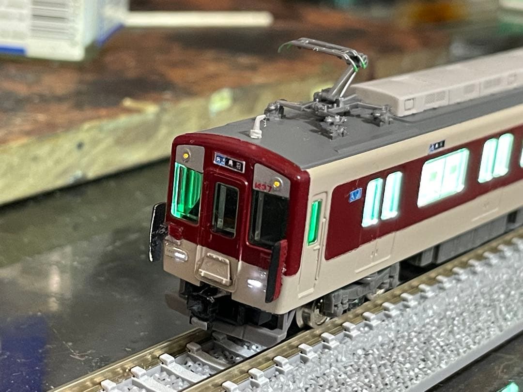 近鉄1440系1437F（VW37）明星所属機 A更新シングルアームパンタ化後