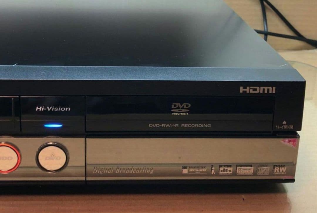 訳あり VHS機能付 SHARPシャープDVD レコーダー DV-ARV22