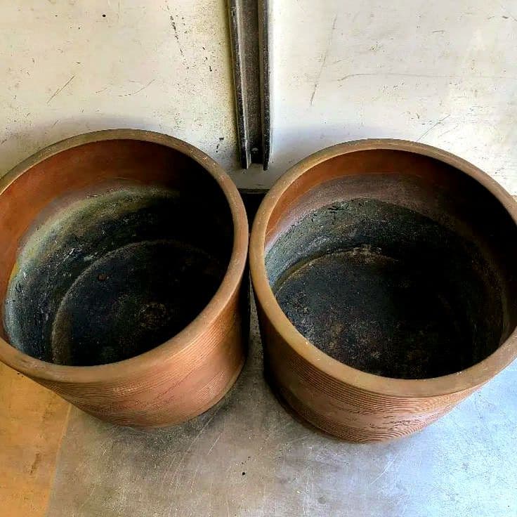 真鍮製 火鉢 2個セット｜骨董・アンティーク・昭和レトロ