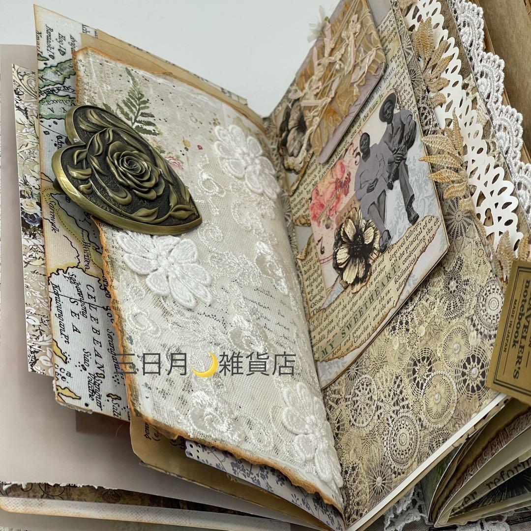 JJ-26 ジャンク(アート)ジャーナル＊雑記帳＊Old lace