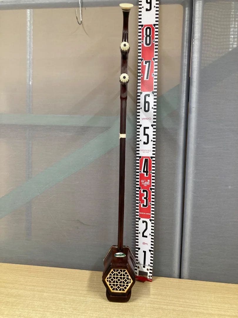 蘇楽　二胡 ケース付き 弓あり　紫檀精品　中国　楽器