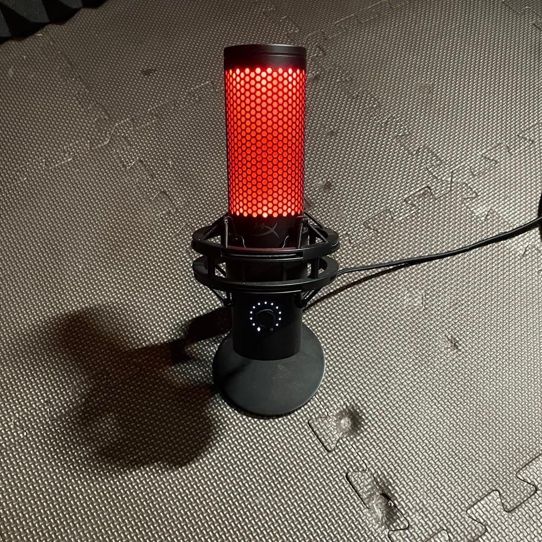 HyperX QuadCast 2 コンデンサーマイクUSBマイク ゲーマー向け