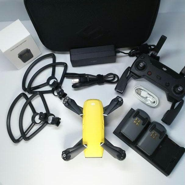 ドローン DJI Spark フルセット（黄色）