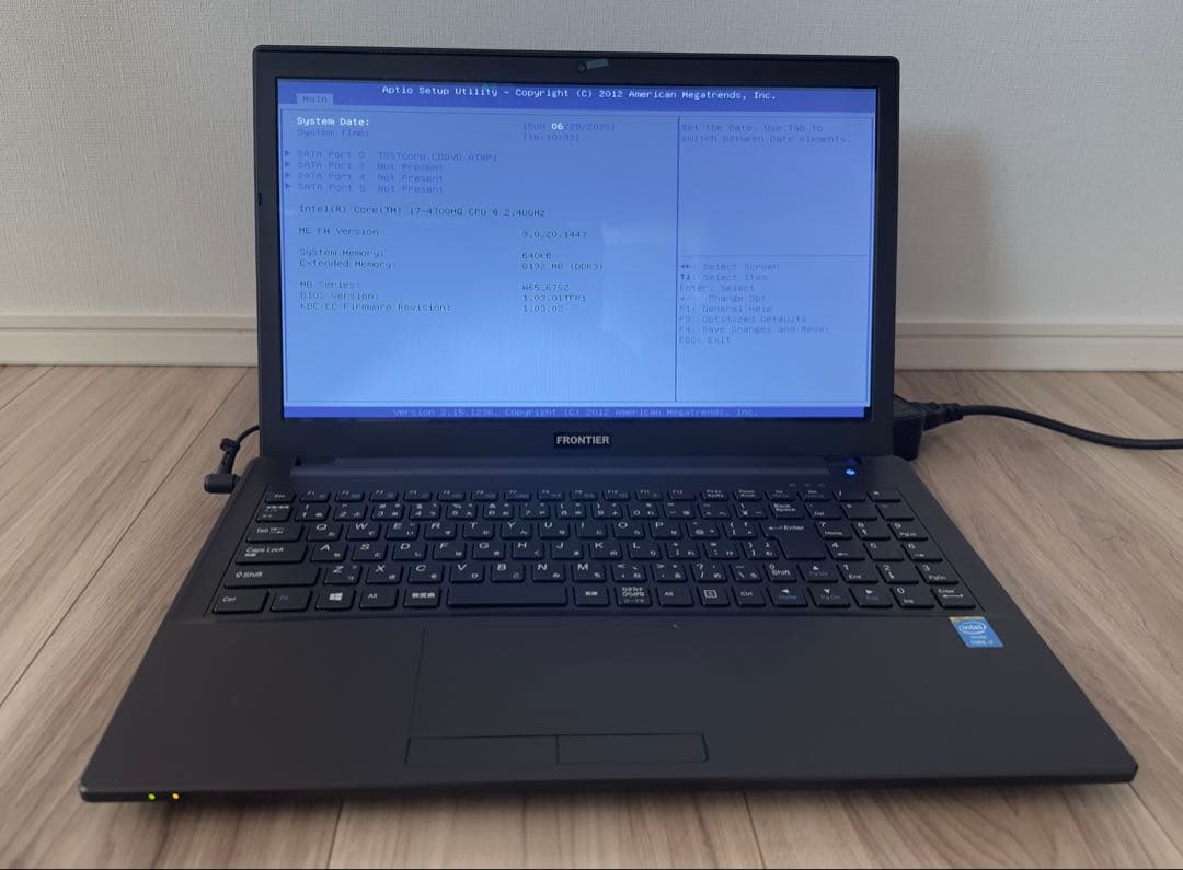 【ジャンク】FRONTIER FRNX922/Ds Intel Core i7