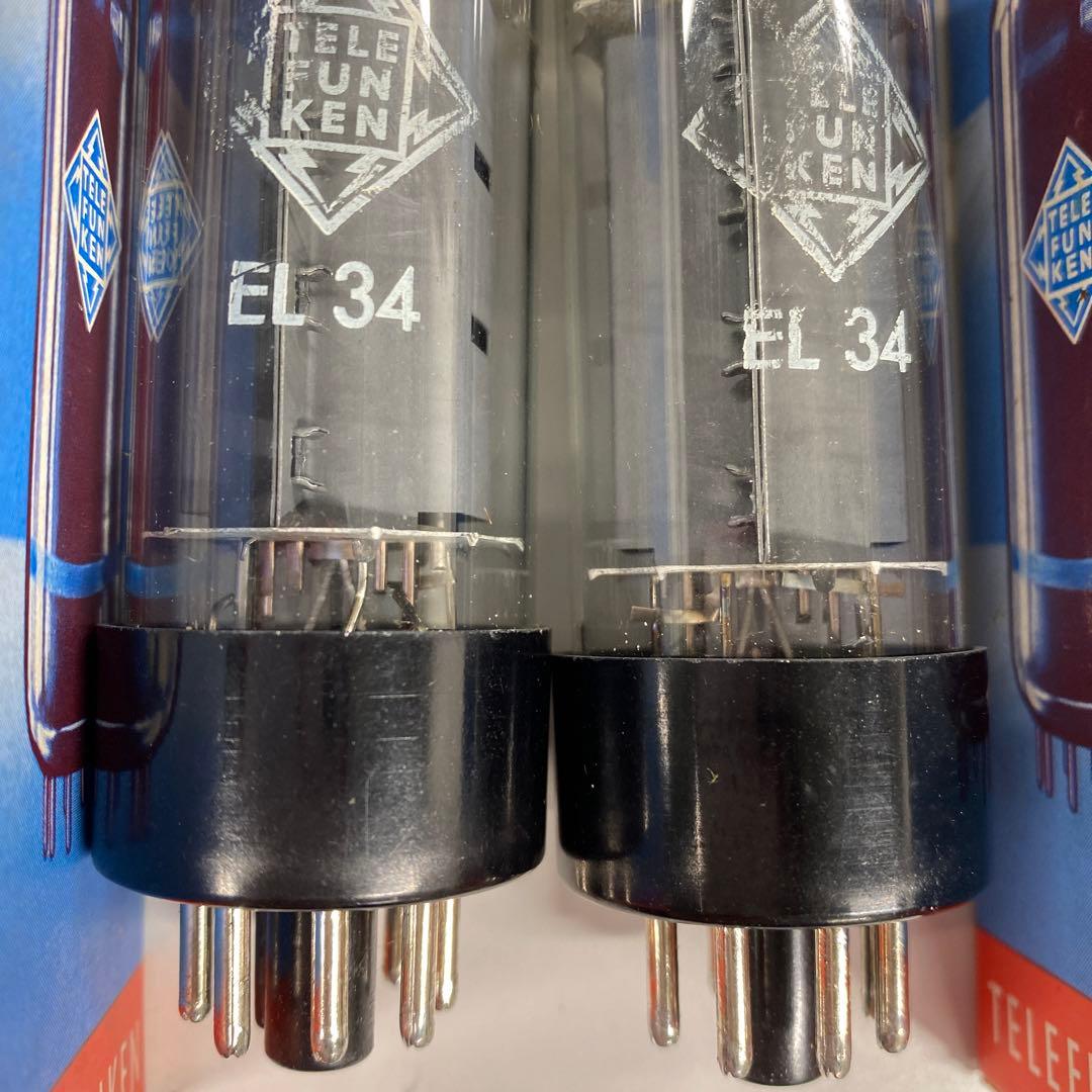 た　真空管　TELEFUNKEN EL34 2本セット