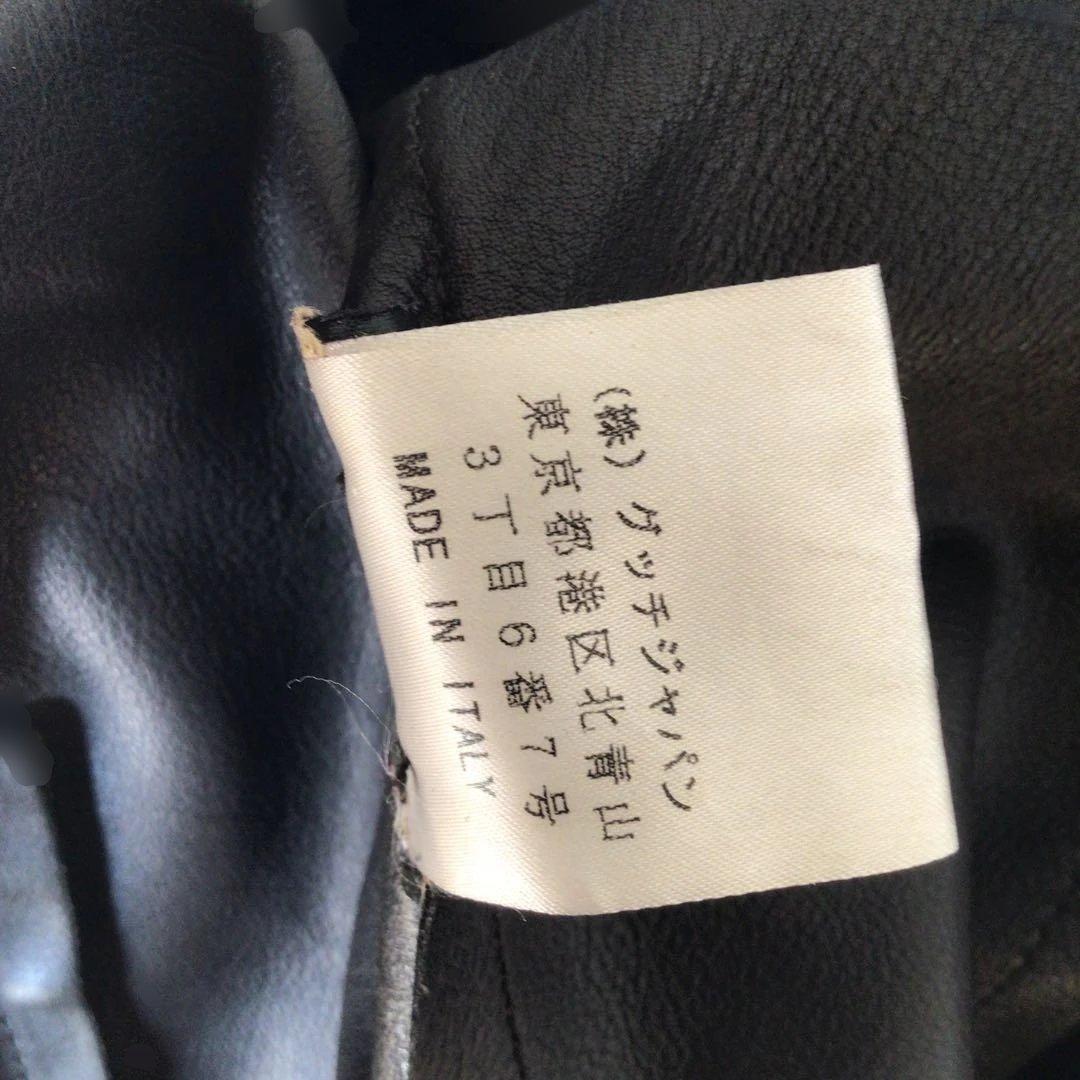 グッチGUCCI スウェード　シングルライダース　サイズ48