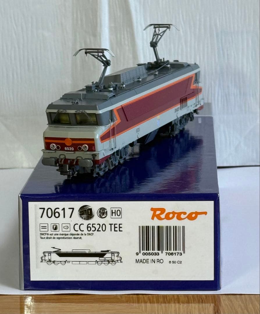 鉄道模型 HO ROCO 70617 DCCサウンド SNCF CC6520