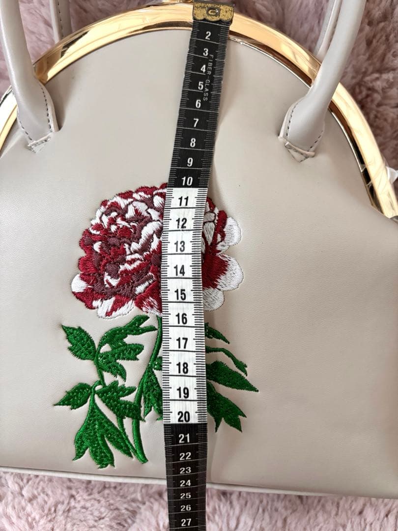 ふりふのがま口バッグ　和装バッグ