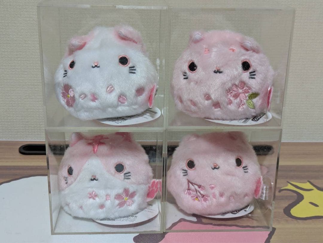 桜ねこだんご③ そめいよしの しだれざくら やえざくら かすみざくら