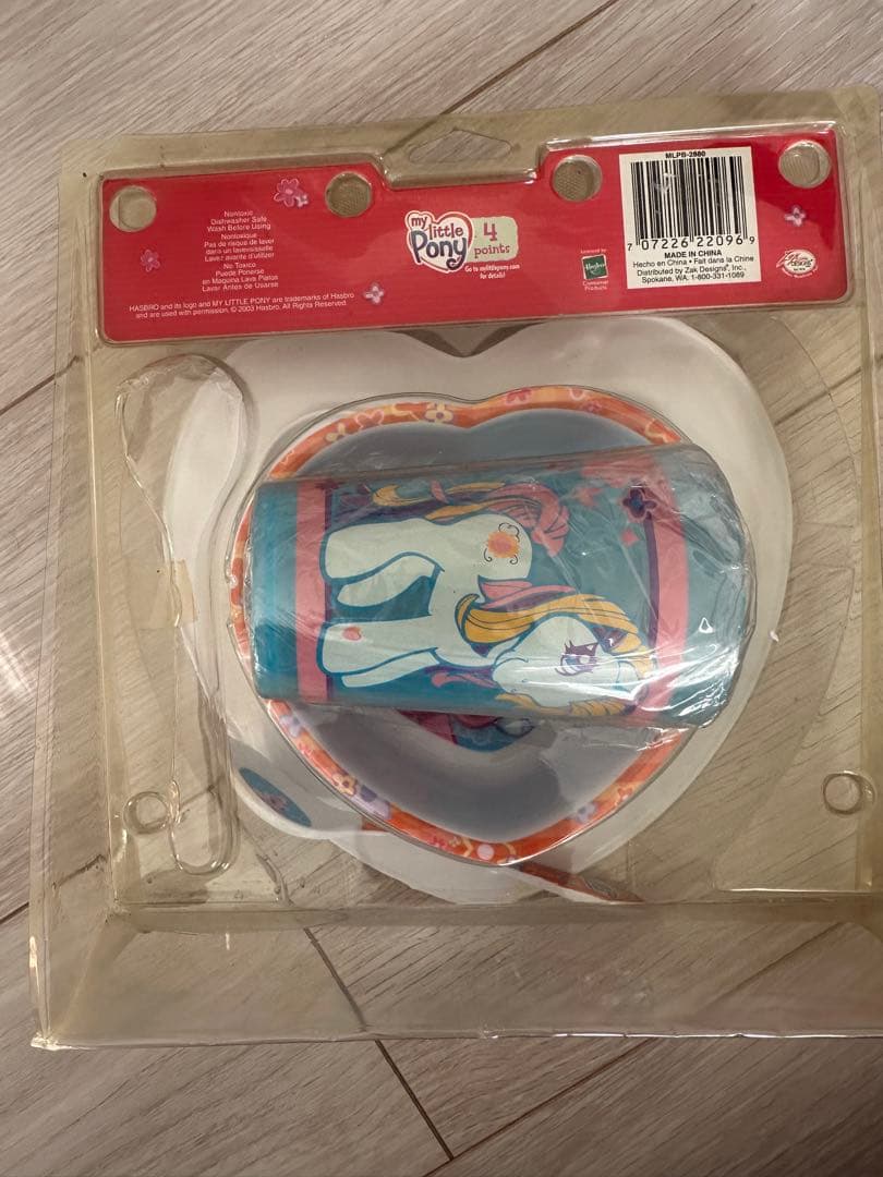 2003年マイリトルポニー 食器セット　ヴィンテージ USAナイルパーチ