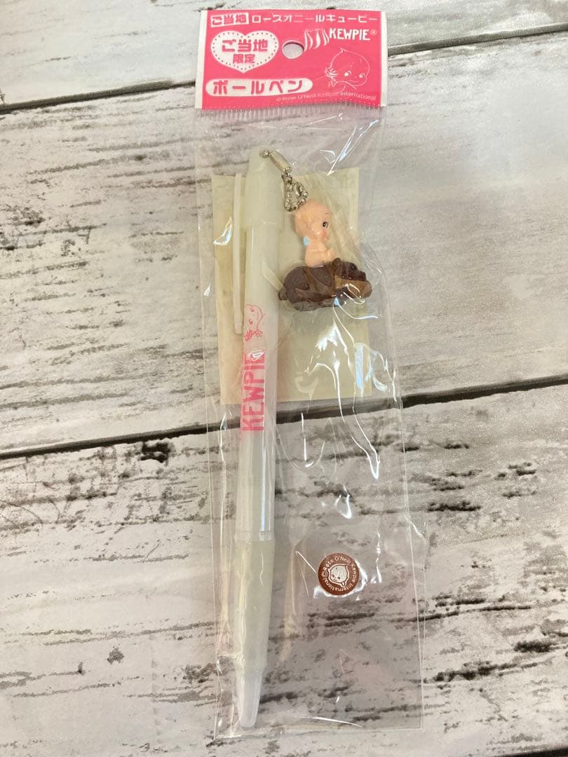 ローズオニールキューピー　ご当地限定ボールペン　北海道　木彫熊バージョン　激レア