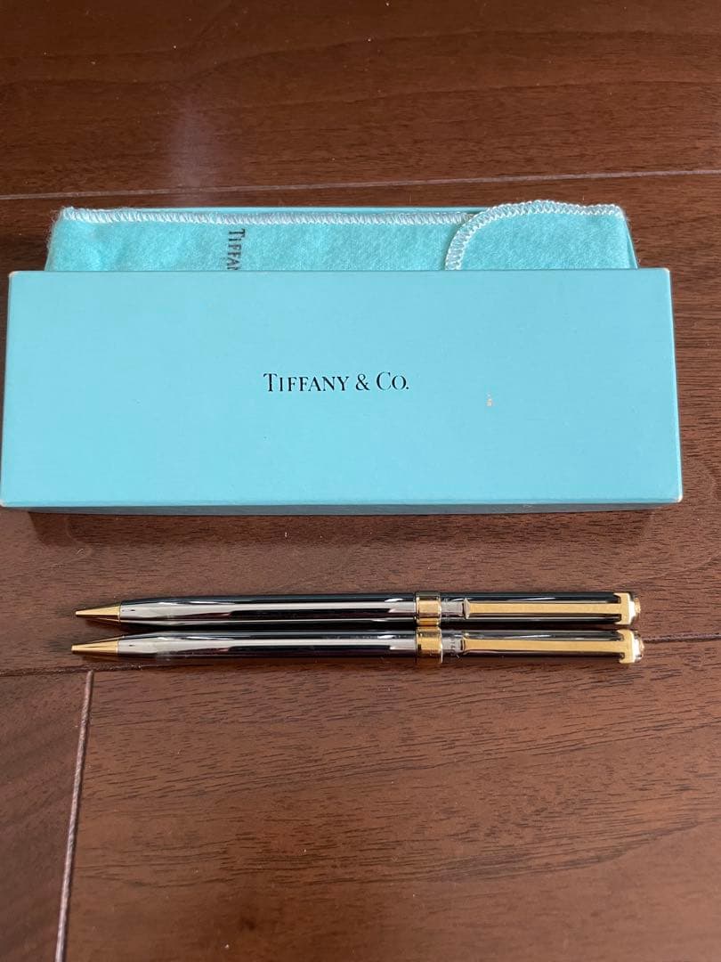 レア⭐︎ ティファニー　ルテニウム　シャープぺン　ボールペン　セットtiffany