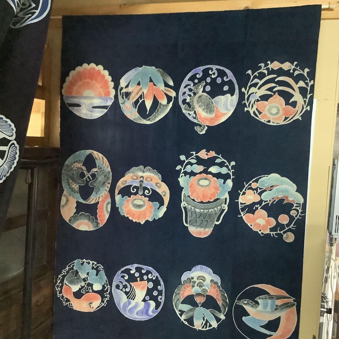 専用　筒描き　多色染　削除予定　　　1