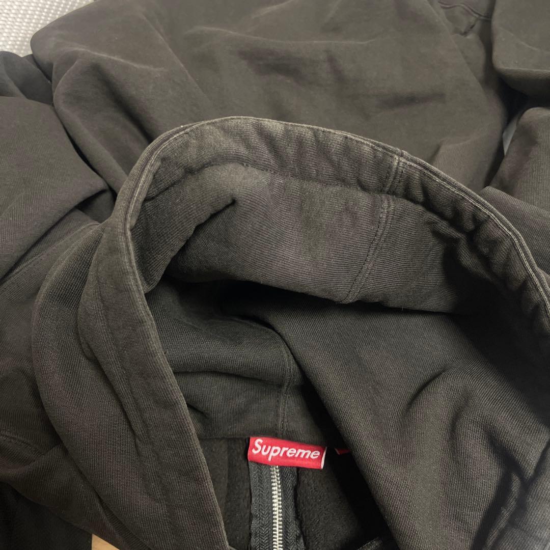 supremeジップパーカー