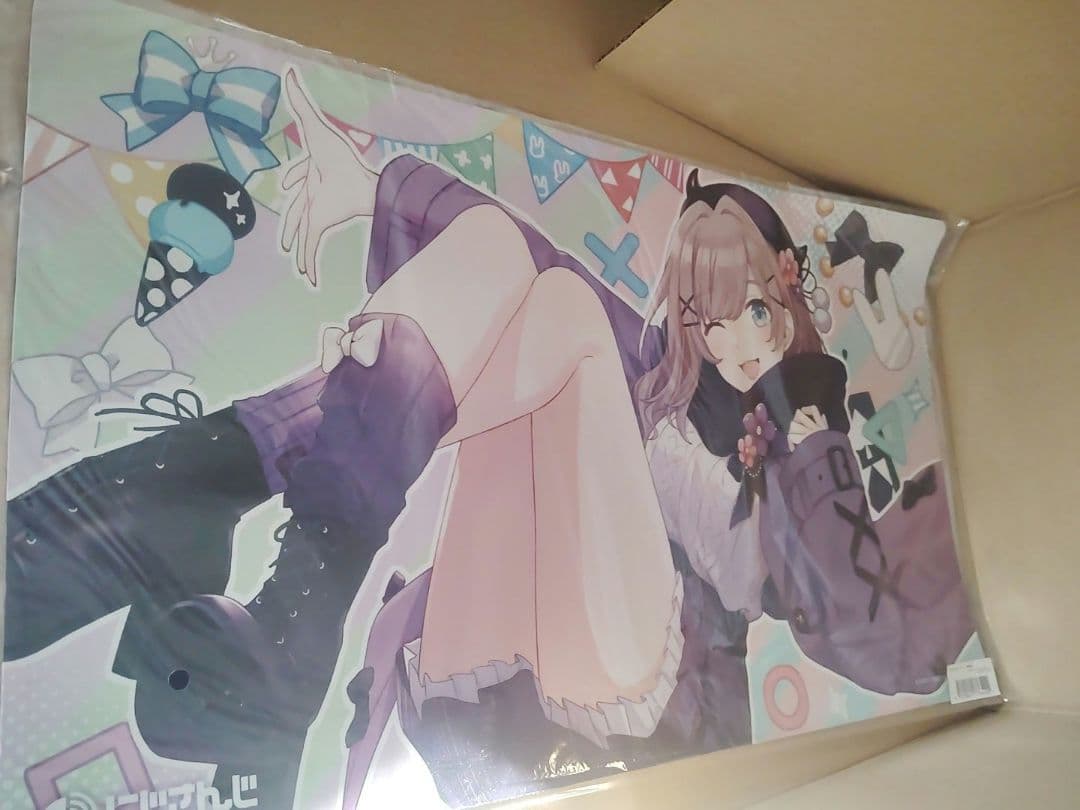 にじさんじ 鈴原るる ラバーマット プレイマット 新品未開封品