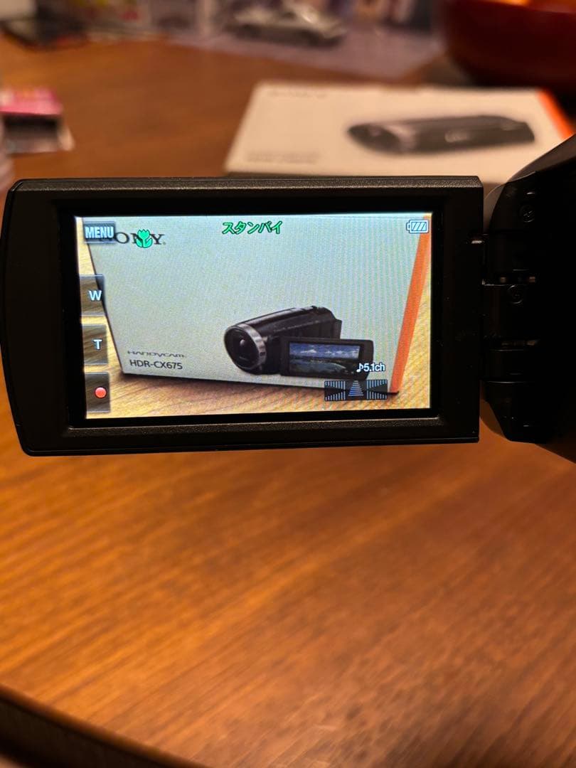 【美品】【三脚付き】SONY HDR-CX675