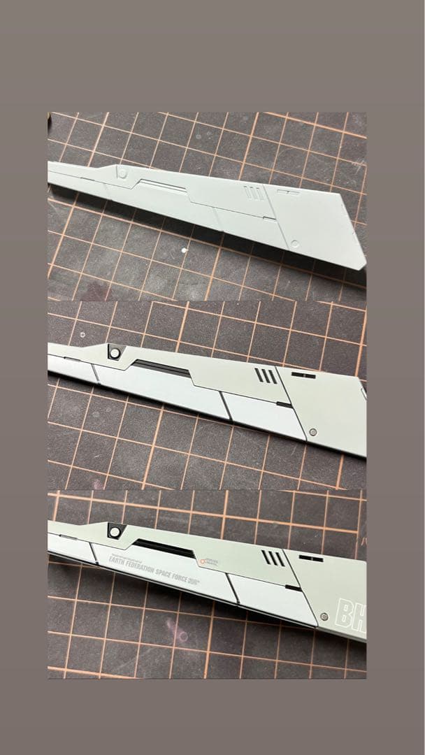 MGフルアーマーガンダムVer.Ka サンダーボルト　ミキシング 全塗装 完成品