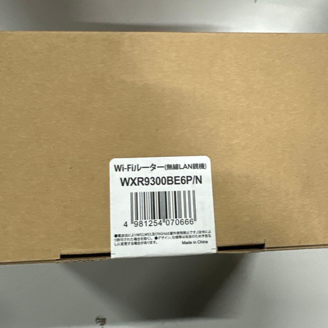 バッファロー WiFi ルーター 無線 WXR9300BE6P/N