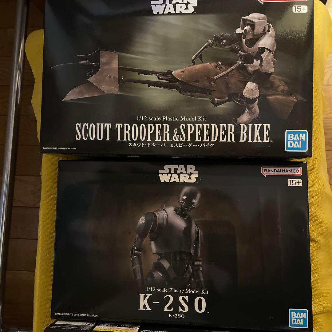 スター・ウォーズ 1/12 プラモデル 3点セット　スカウトトルーパー他