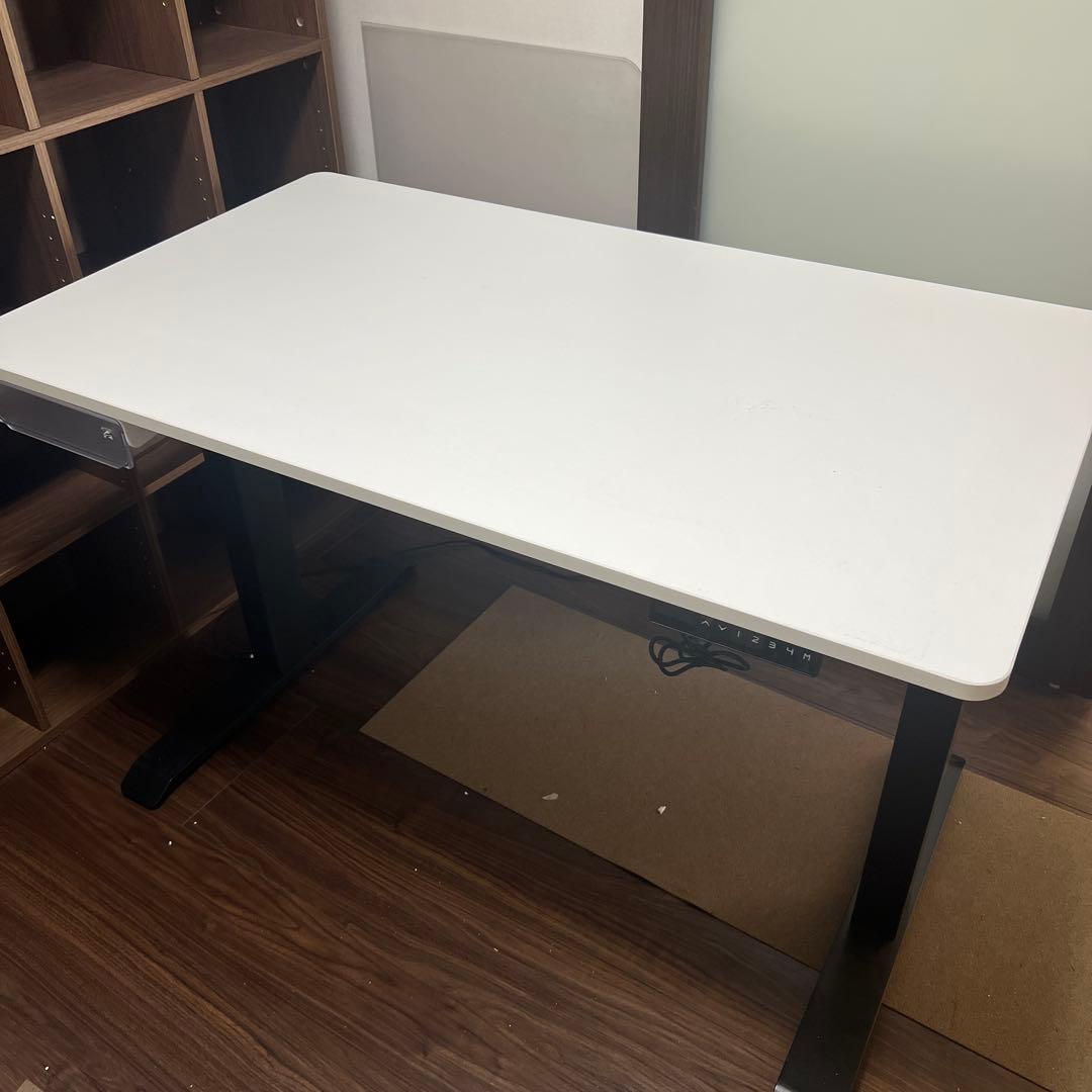 山善 スタンディングデスク 電動昇降