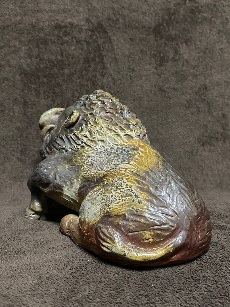 備前焼　藤原陶臣　猪　置物　干支