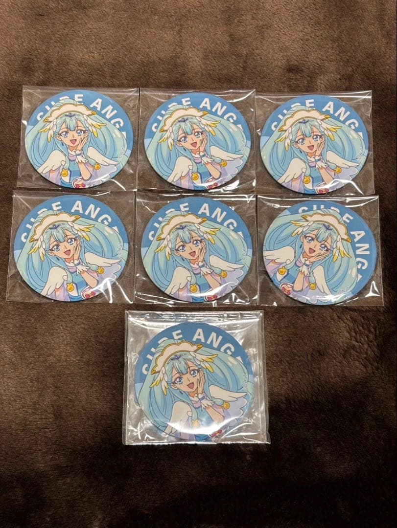 プリキュア　缶バッジ　プリティピックアップ　キュアアンジュ