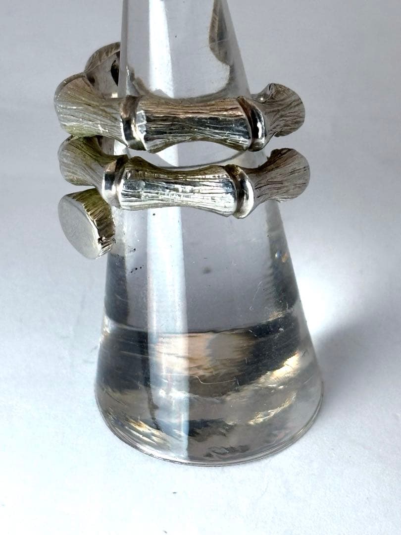 vintage バンブー　リング　silver925 TAXCO