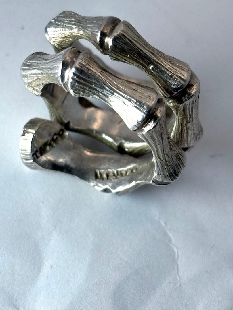 vintage バンブー　リング　silver925 TAXCO