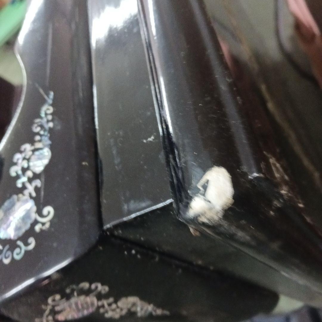 KS5　朝鮮美術　螺鈿　鳳凰紋　長方形　座卓　テーブル　Y