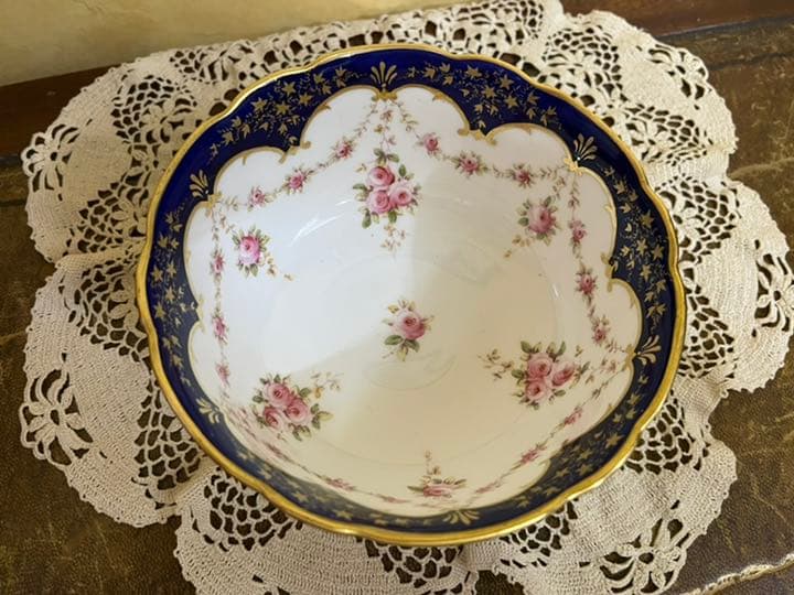 コールポート★バラ柄の大きなシュガーボウル★COAL POAT 薔薇 ローズ